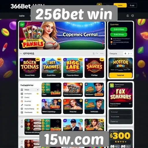 Nova interface do 256bet win para usuários